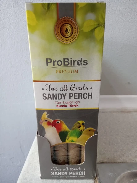 KUŞ Kumlu Tünek 20 cm X 3 PAKET