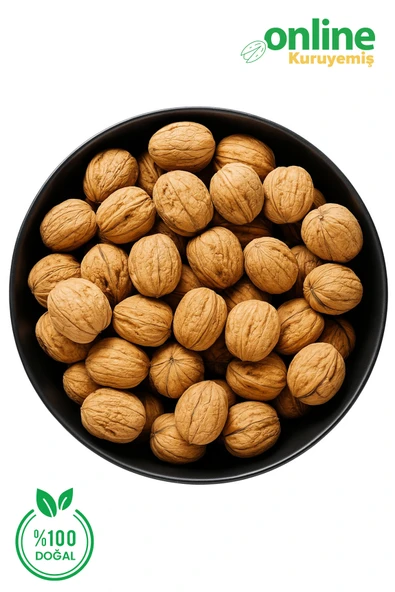Online Kuruyemiş Kabuklu Ceviz 500 gr (25-30 mm  en) (30-35 mm  yükseklik)