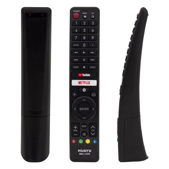Sharp RM-L1678 Netflix  -Youtube Tuşlu Lcd Led Tv Kumanda - 2