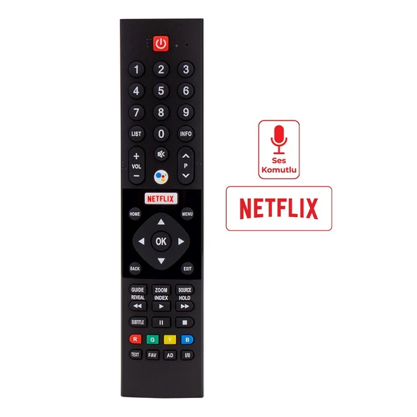 Panasonic PN-V1 Netflix Tuşlu Ses Komutlu Lcd Led Tv Kumanda ürün görseli