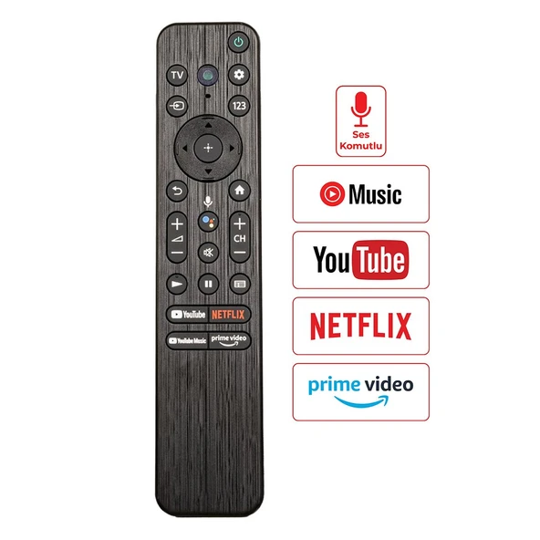 Weko KL Sony RMF-TX800P Lcd Led Tv Kumanda - Resim 2