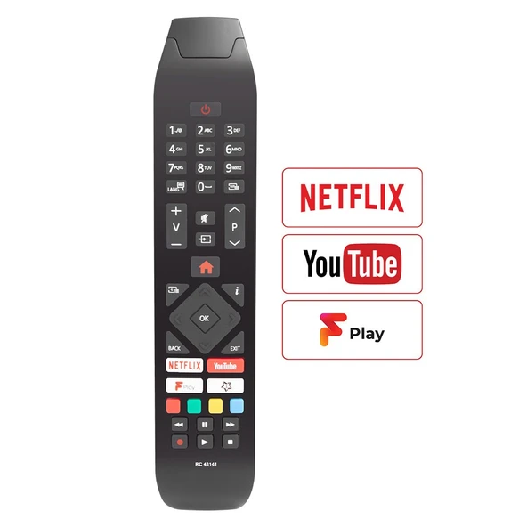 Vestel H0297C Netflix - Youtube Tuşlu Tv Kumandası - Resim 2