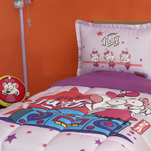 Karaca Home X Kral Şakir Canan Karaoke Party Tek Kişilik Comfort Set/Uyku Seti - 3