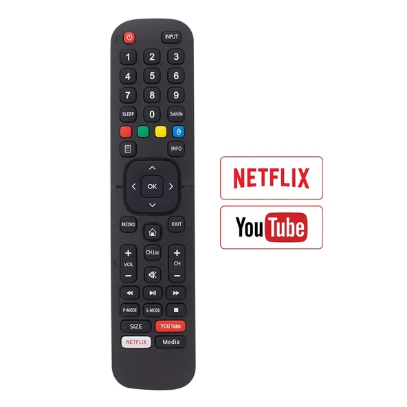 Strong Netflix-Youtube-Media Tuşlu Lcd Led Tv Kumandası ürün görseli