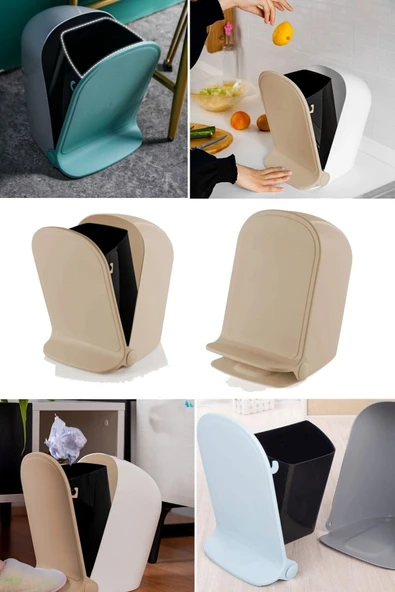 Utelips 30 Cm Salonda Banyoda Heryerde Kullanılabilir Wc Ofis & Ev Için Ayak Basmalı El Değmeden Çalışan - Resim 2