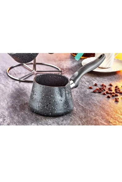 Online Kapında GRANİT 3 LÜ CEZVE TAKIMI (GRİ )