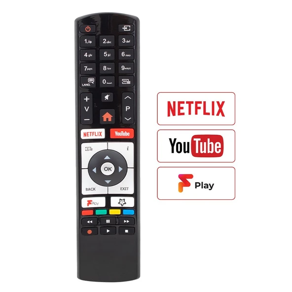 Vestel H0362B Netflix - Youtube Tuşlu Lcd Led Tv Kumanda - Resim 2