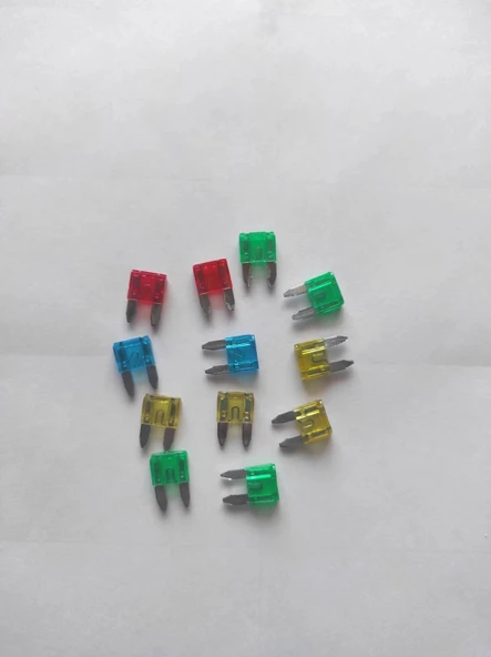 Mini Bıçak Sigorta 12 Adet Karışık - 1