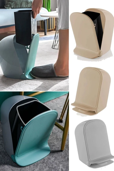 Utelips 30 Cm Salonda Banyoda Heryerde Kullanılabilir Wc Ofis & Ev Için Ayak Basmalı El Değmeden Çalışan - Resim 7