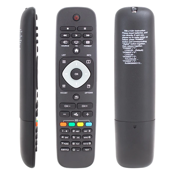 Philips RM-L1125+ Universal 3D Tuşlu Lcd Led Tv Kumanda - 1