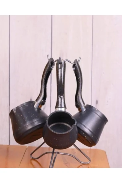 Online Kapında Granit 3 Lü Cezve Takımı ürün görseli