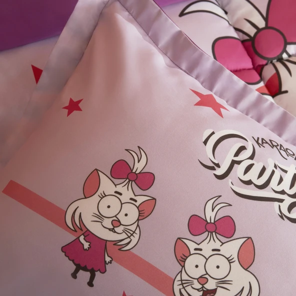 Karaca Home X Kral Şakir Canan Karaoke Party Tek Kişilik Comfort Set/Uyku Seti - 4