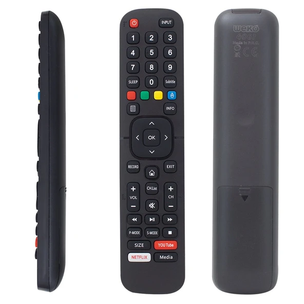 Strong Netflix-Youtube-Media Tuşlu Lcd Led Tv Kumandası - Resim 2