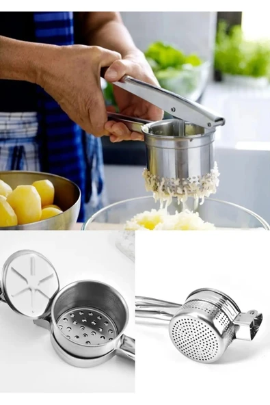 Online Kapında Patates Presi, Paslanamaz Çelik Meyve Ezici/ Püre Yapma İmkanı ürün görseli 1