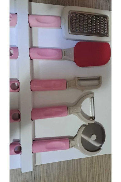 Online Kapında 5Lİ SET Rende,Silikon Spatula,Jüliyen Soyacak, Meyve Soyacak,Pizza Dilimleyici ürün görseli 1