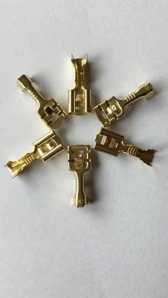 SF2D Dişi Fiş Tırnaklı Kablo Ucu Terminal Soket 10 adet ürün görseli