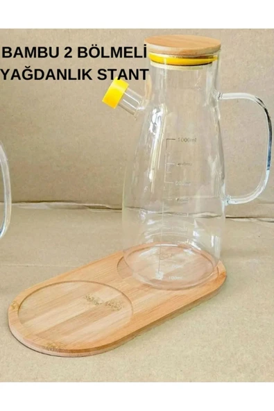 Online Kapında 1 Adet Bambu 2 Bölmeli Yağdanlık Altlığı, Yağdanlık Standı,Sabunluk Standı ürün görseli 1