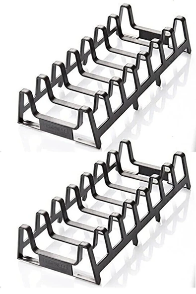 Online Kapında 2 Adet 8 Bölmeli Lüks Plastik Tabaklık Kurutmalık Tencere Kapaklık Tabak Organizer Düzenleyici ürün görseli 1