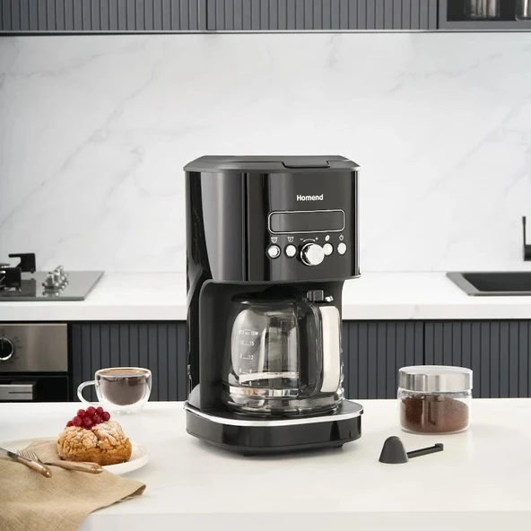 Homend Vintage Coffeebreak 5027H Filtre Kahve Makinesi Siyah - 2