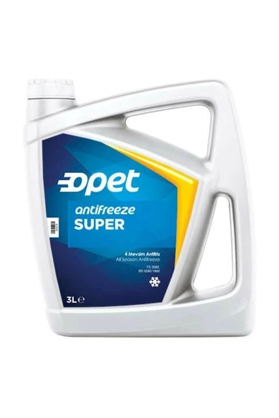 Opet Süper Antifriz 3 Litre Mavi - 1