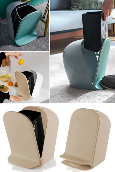 Utelips 30 Cm Salonda Banyoda Heryerde Kullanılabilir Wc Ofis & Ev Için Ayak Basmalı El Değmeden Çalışan - Resim 8