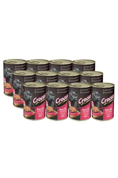 Online Kapında Online KapındaYetişkin Kedi Kuzu Etli Yaş Mama 400 gr 12 Adet