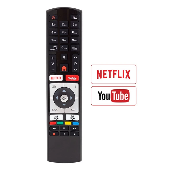 Vestel RC4318 H0362A Netflix - Youtube Tuşlu Tv Kumandası - Resim 2