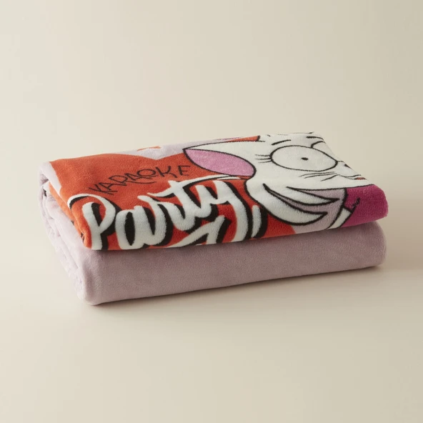 Karaca Home X Kral Şakir Canan Karaoke Party Tek Kişilik Battaniye - Resim 6