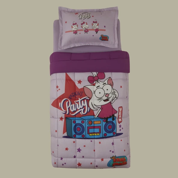 Karaca Home X Kral Şakir Canan Karaoke Party Tek Kişilik Comfort Set/Uyku Seti - 8