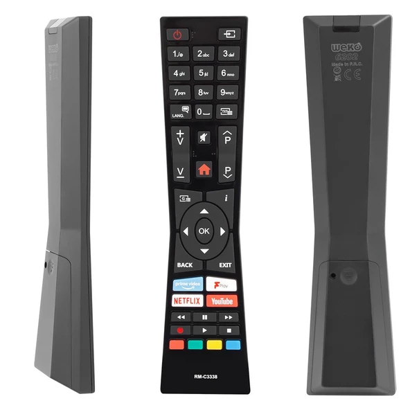 Vestel H0360A Netflix Youtube Prime Video Tuşlu Tv Kumandası - Resim 2