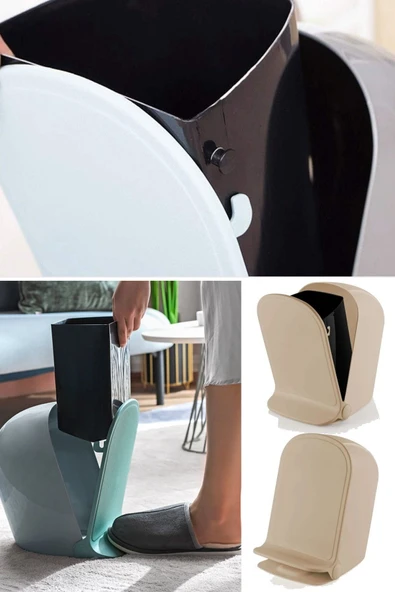 Utelips 30 Cm Salonda Banyoda Heryerde Kullanılabilir Wc Ofis & Ev Için Ayak Basmalı El Değmeden Çalışan - Resim 6