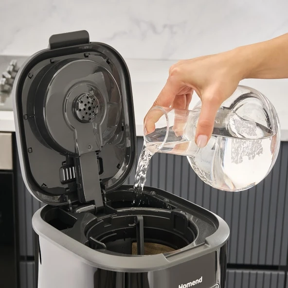 Homend Vintage Coffeebreak 5027H Filtre Kahve Makinesi Siyah - 7