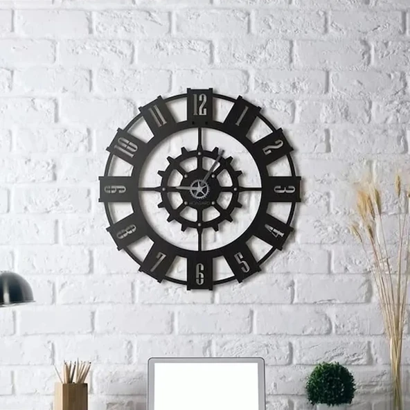 Çarlik Rakam Dekoratif dekor Saat ürün görseli 1