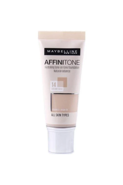 Maybelline New York Affinitone Fondöten - 14 Creamy Beige ürün görseli