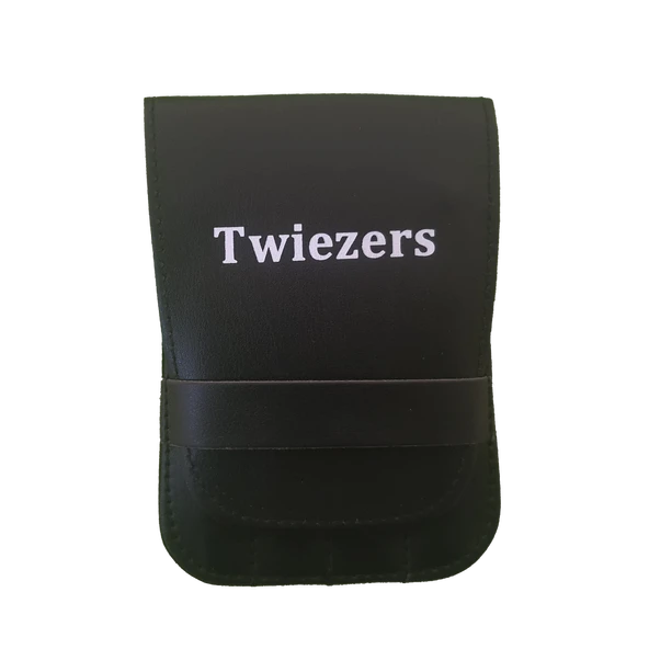 Twiezers TWZSET4001 Deri Çantalı 4'lü Paslanmaz Çelik Cımbız Seti - Siyah/Siyah - 2