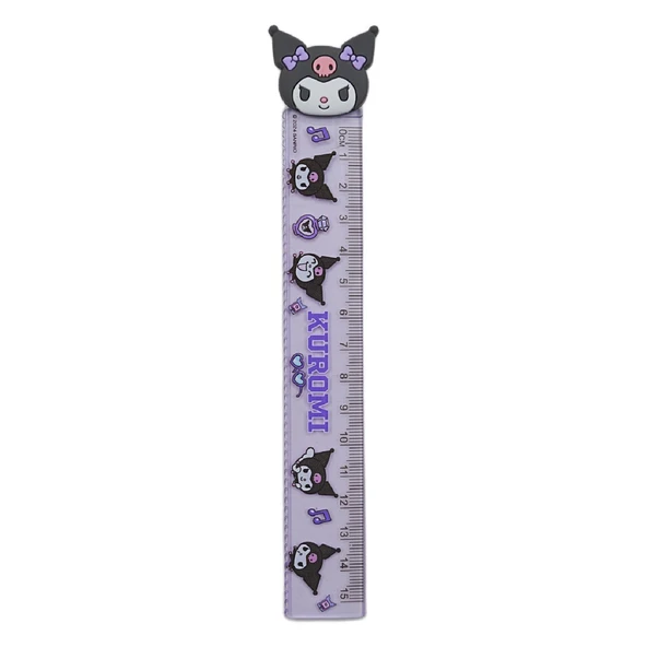 Kuromi&Hello Kitty Plastik Cetvel 15 cm (612328) 1 Adet ürün görseli