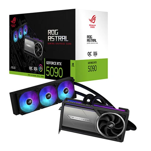 ASUS  ROG-ASTRAL-LC-RTX5090-O32G-GAMING NVIDIA GEFORCE RTX 5090 32GB GDDR7 512bit  OC 2xHDMI 3xDP RGB DLSS4 EKRAN KARTI