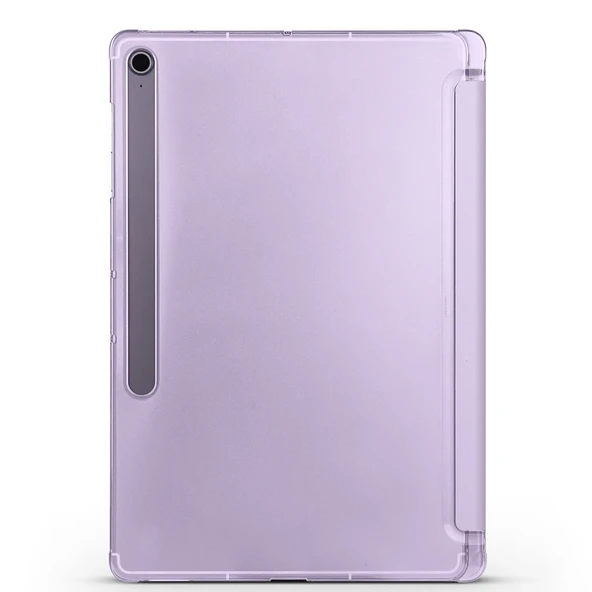 Galaxy Tab S10 FE Plus Zore Smart Cover Kalem Bölmeli Standlı 1-1 Kılıf - 5