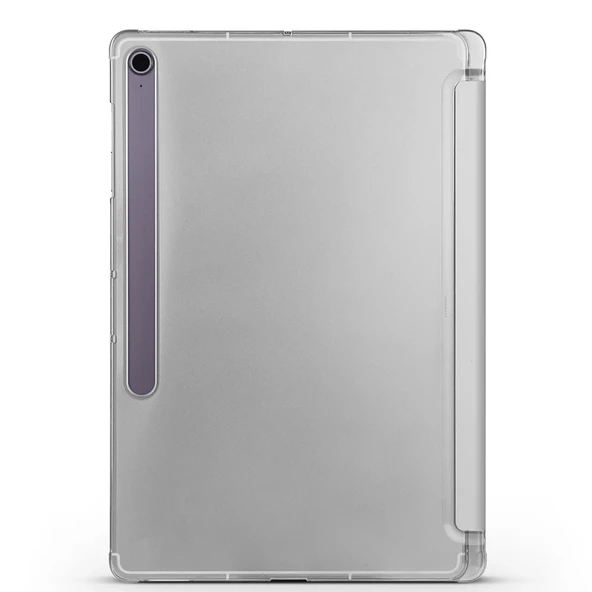 Galaxy Tab S10 FE Plus Zore Smart Cover Kalem Bölmeli Standlı 1-1 Kılıf - 6