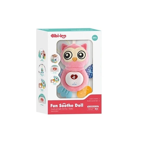 BIB6008 -Vardem Işıklı Ve Sesli Bebek Baykuşu - 4