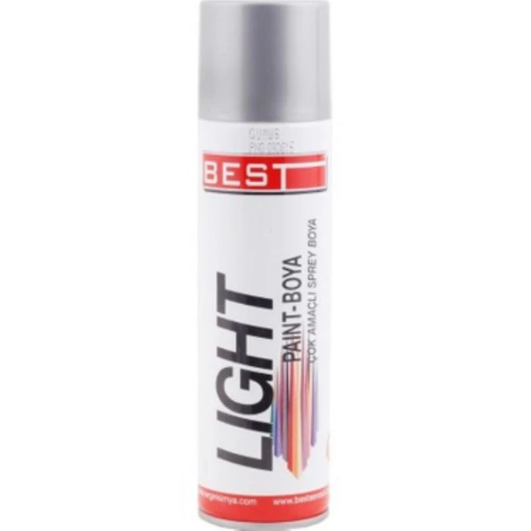 Best Light Gümüş Gri Sprey Boya 250Ml - 1