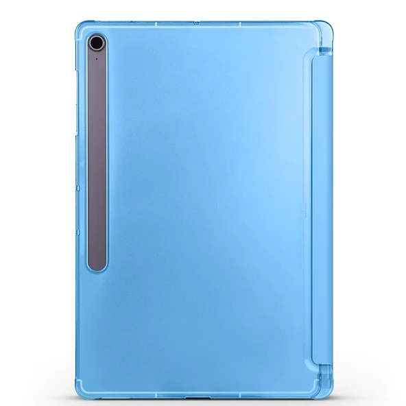 Galaxy Tab S10 FE Plus Zore Smart Cover Kalem Bölmeli Standlı 1-1 Kılıf - 7