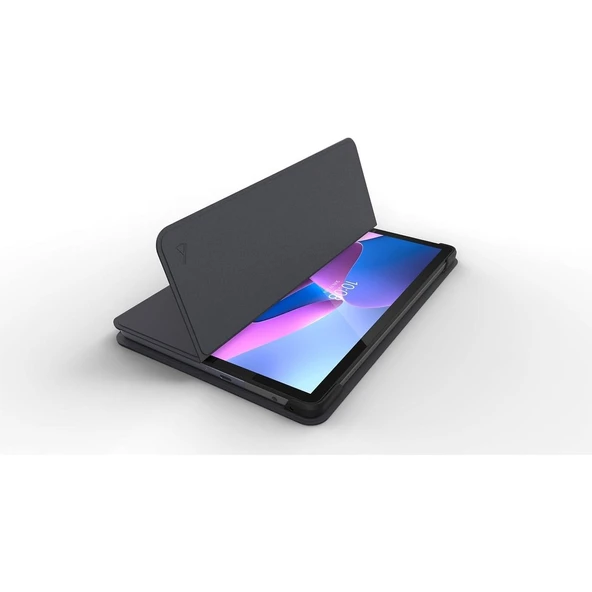 Lenovo Tab M10 Folio Kılıf Gri - 4