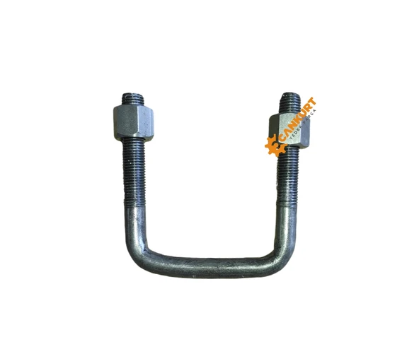 Patpat Çapa Motoru Römork Makas Bağlantısı Kare U Bolt Kısa ürün görseli