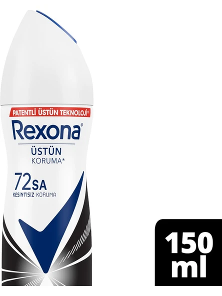 Rexona Kadın Sprey Deodorant Invisible Beyaz İz Sarı Leke Karşıtı 72 Saat Kesintisiz Üstün Koruma 150 ml - 3