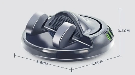 DİYARI FIRSAT 360° Dönebilen Yapışkanlı Numaratörlü Araç Telefon Tutucu - 3