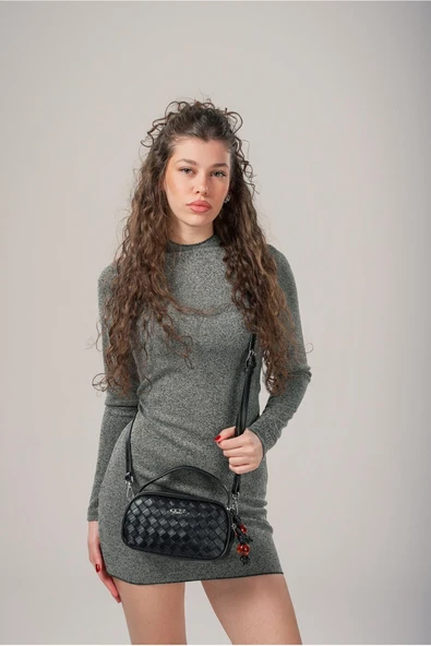 ÇÇS Siyah Kadın El ve Omuz Çantası 17830 ürün görseli 1