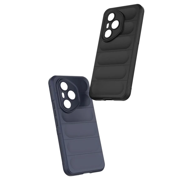 Honor 400 Pro Kılıf Esnek TPU Oyuklu Arka Yüzey Tasarımlı Zore Etnik Silikon Kapak - 3