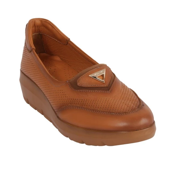 MAMMAMİA D25YA-7450 DOLGU TABAN GÜNLÜK KADIN DERİ AYAKKABI - Resim 5