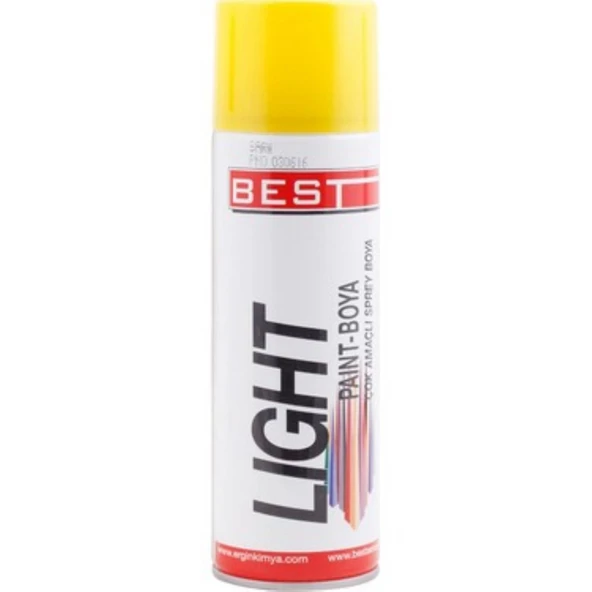 Best Light Sarı Renk Sprey Boya 250Ml - 1